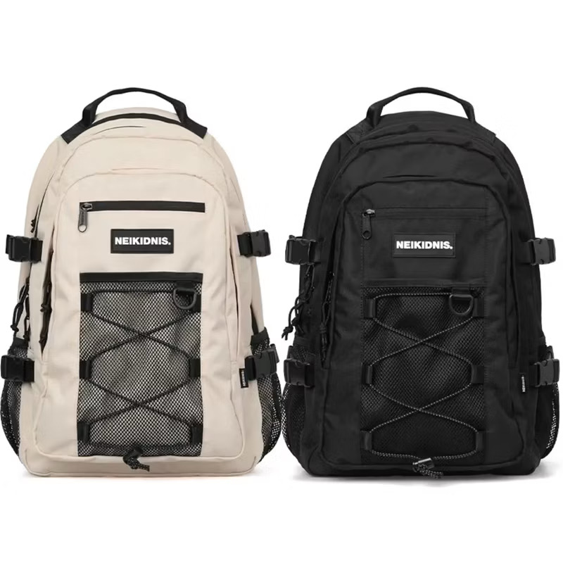 現貨免運 NEIKIDNIS 後背包Mesh String Backpack 筆電包 旅行包 韓國背包 登山戶外後背包